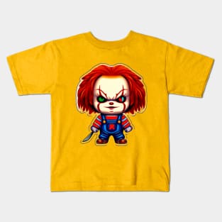 Chucky warrior art Kids T-Shirt